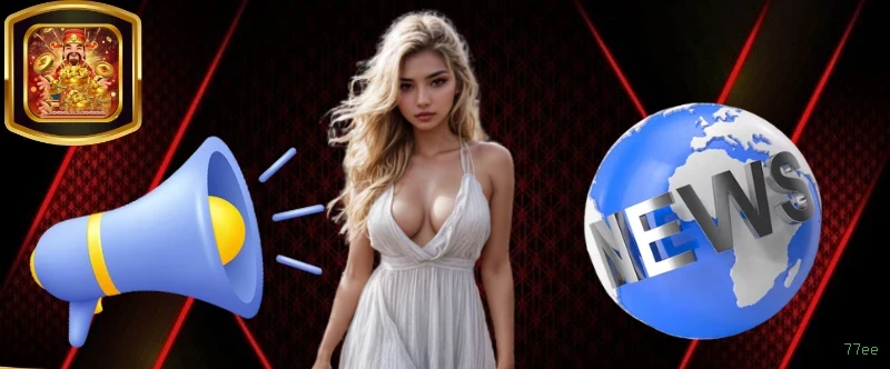 Imagem promocional do aplicativo mobile da 77ee